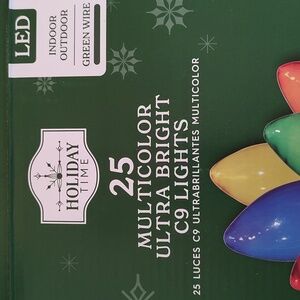 Multicolor C9 LED Lights (2 Packs)